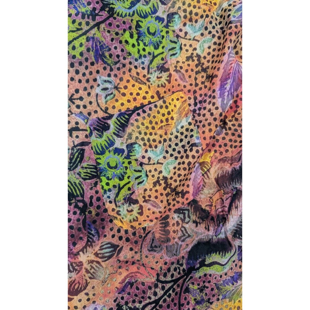 Peruvian Connection Multicolor Button Down Shirt … - image 6